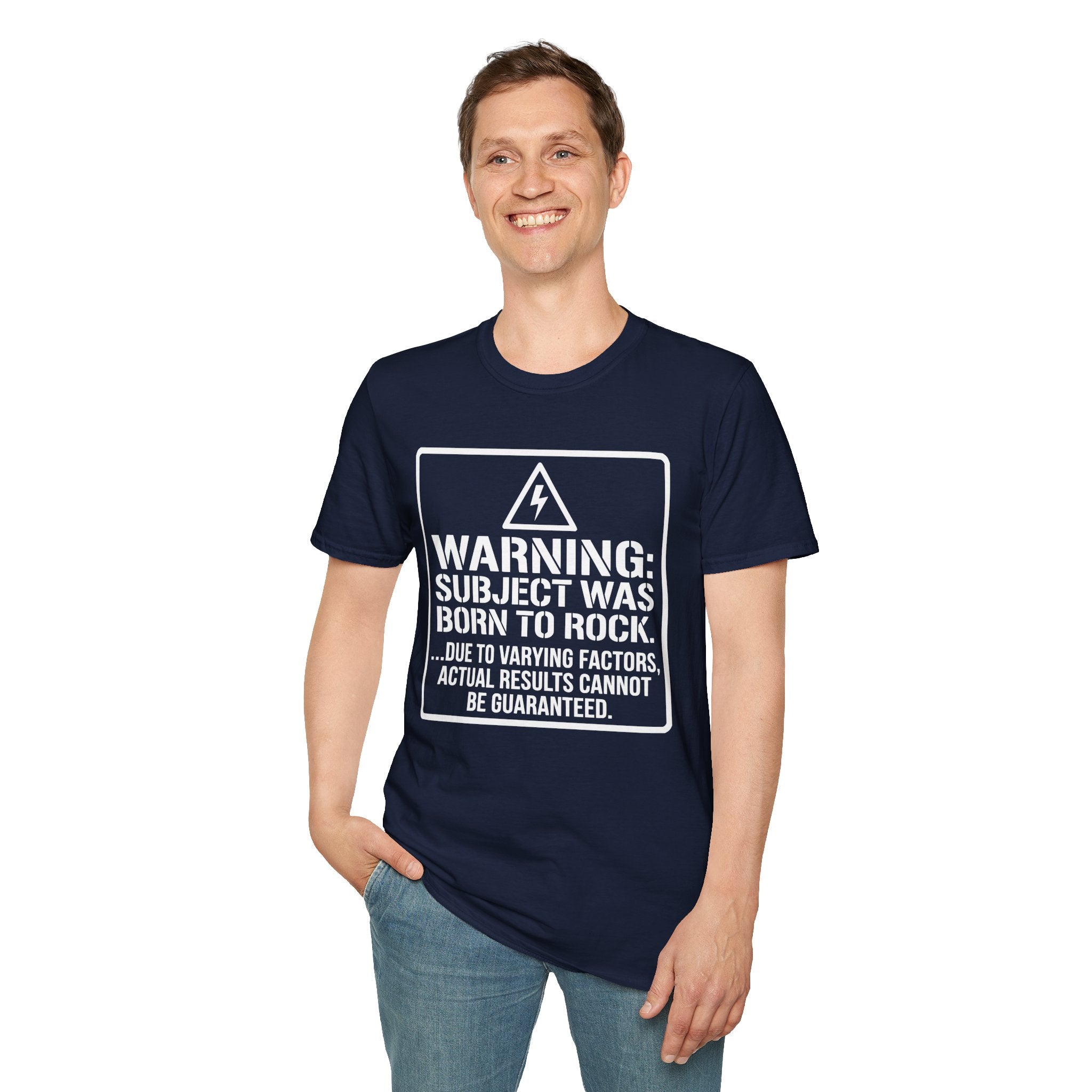 Warning: Subject Was Born to Rock T-shirt