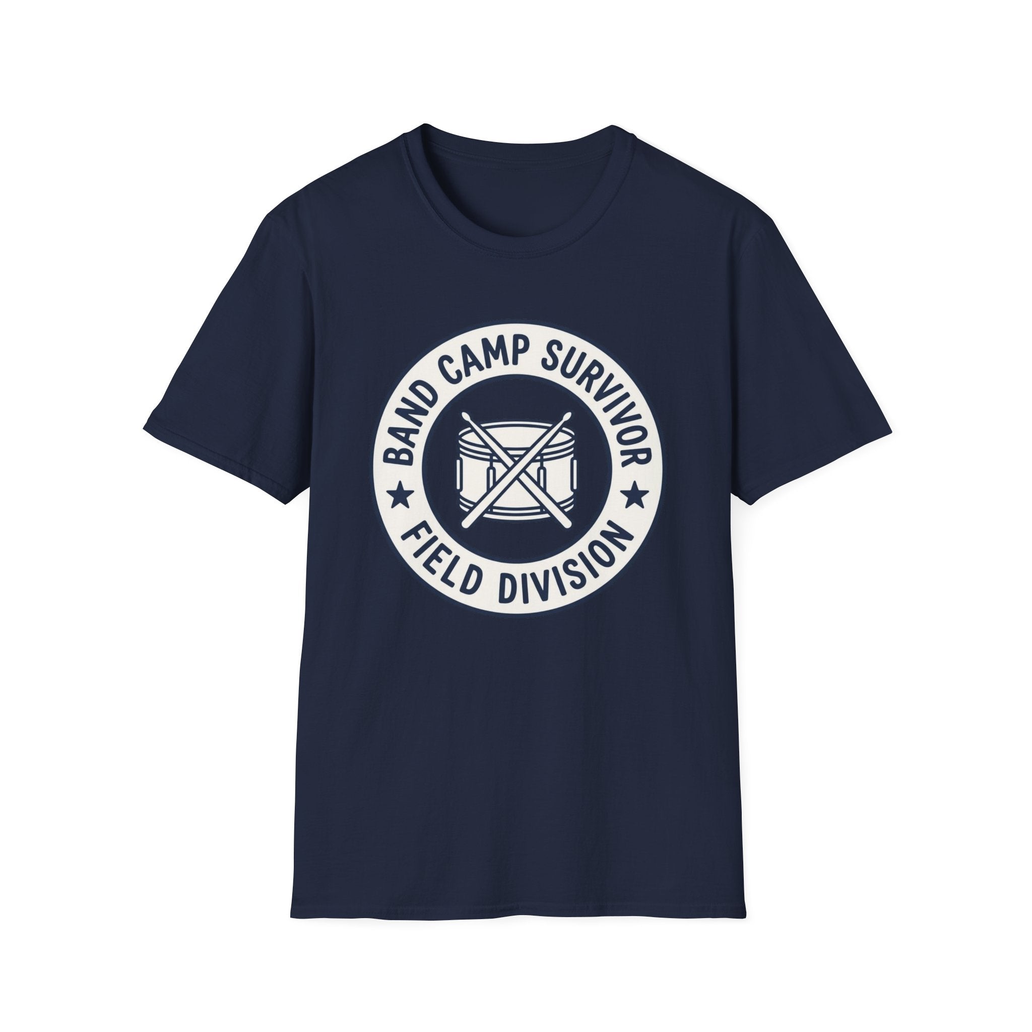 Band Camp Survivor Field Division with Snare Drum T-shirt
