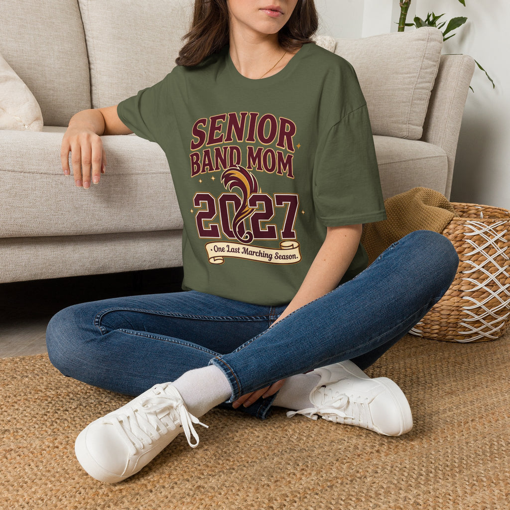 Senior Band Mom 2027 One Last Marching Season T-shirt