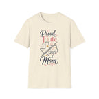 Proud Flute Mom Pink Texas T-shirt