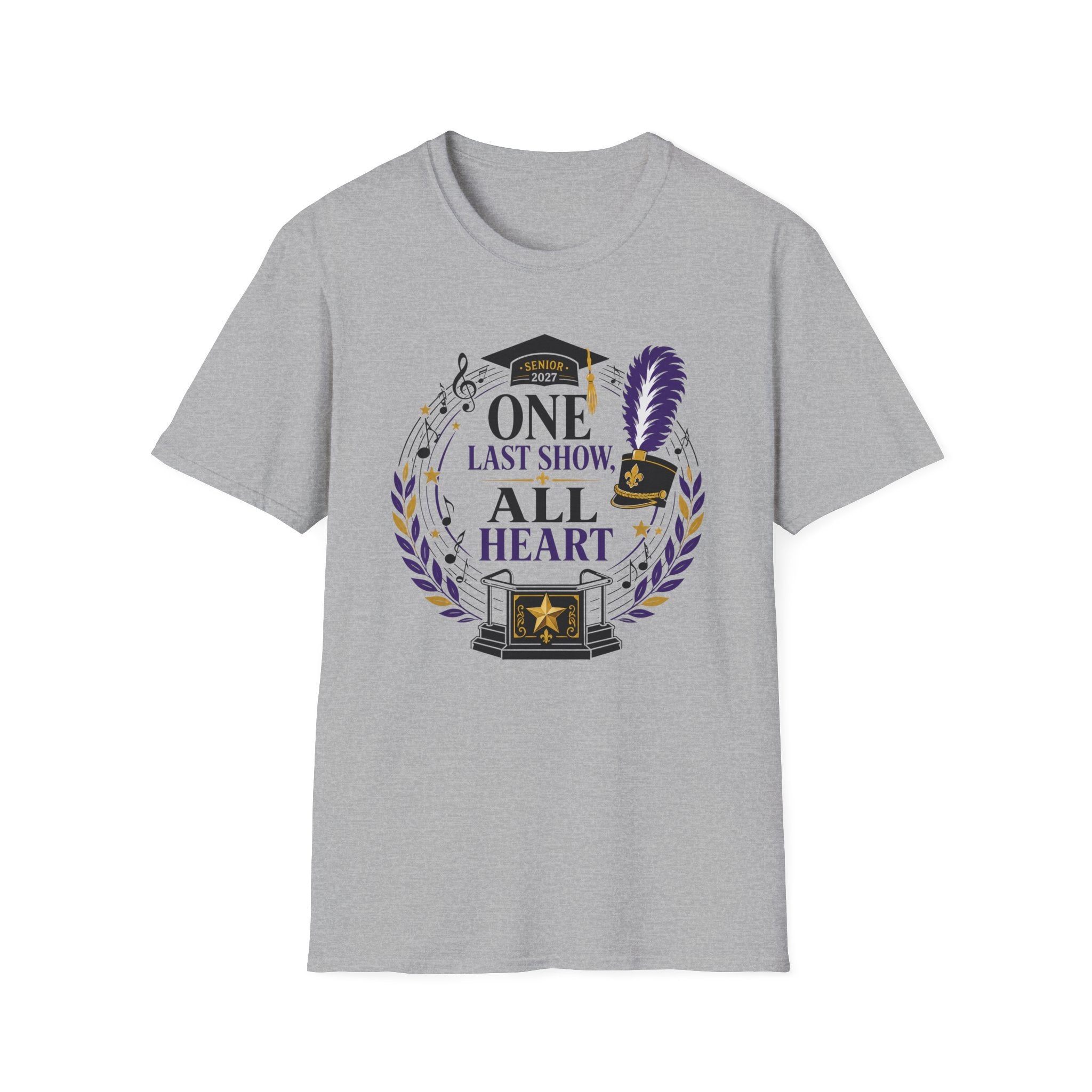 Senior 2027 One Last Show All Heart T-shirt