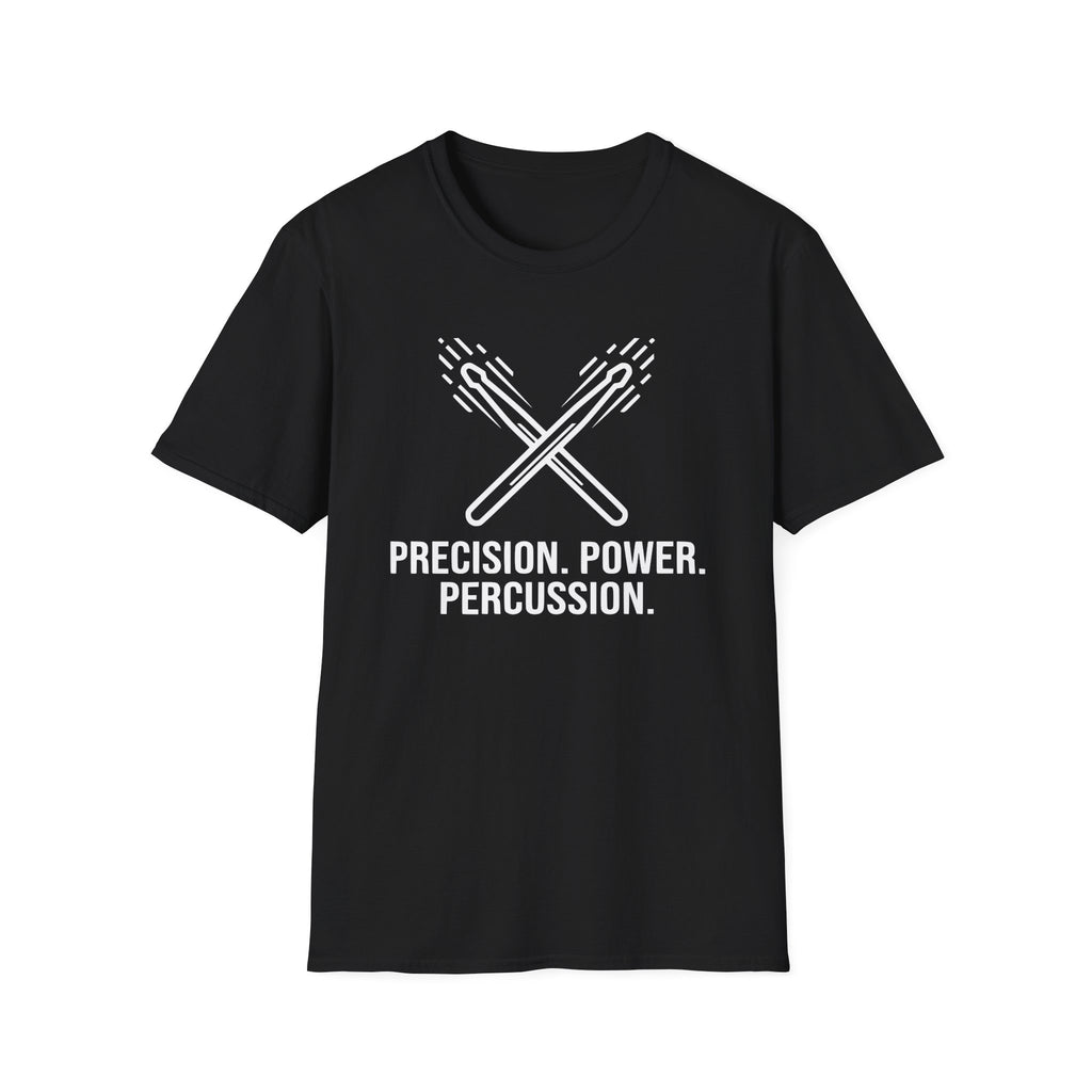 Precision Power Percussion Crossed Drumstick T-shirt