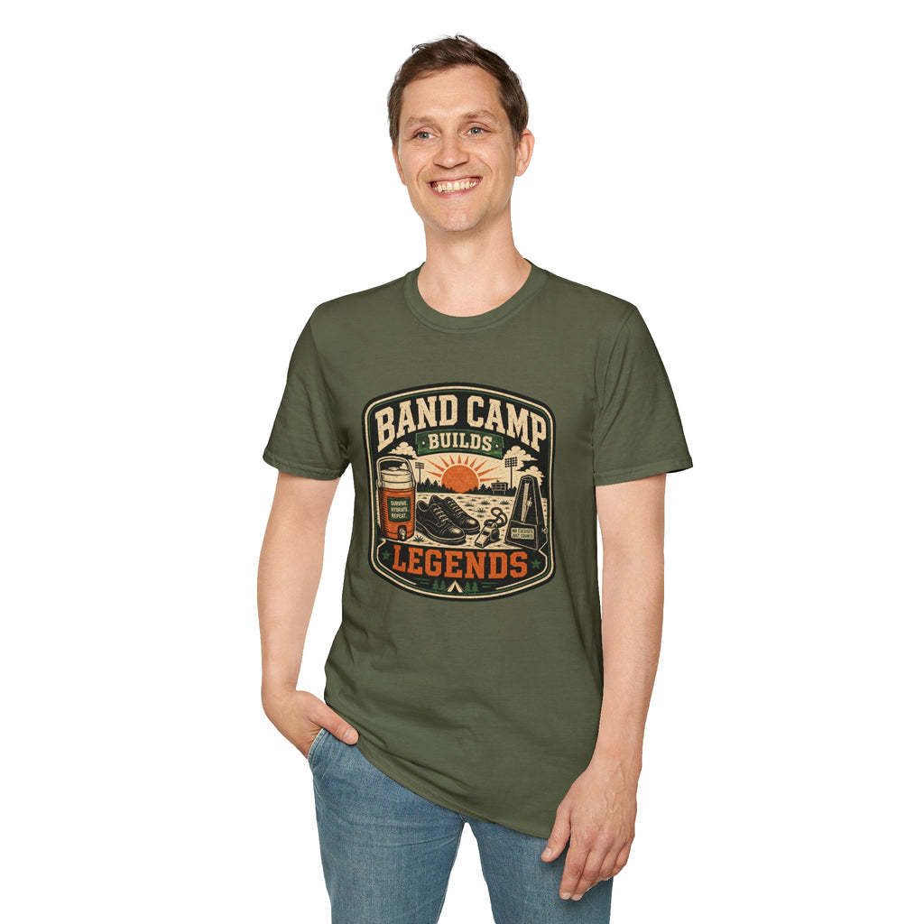 Band Camp Builds Legends T-shirt