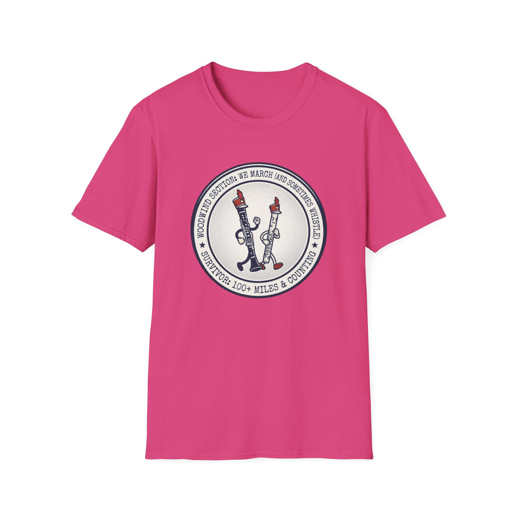 Woodwind Section We March and Sometimes Whistle T-shirt