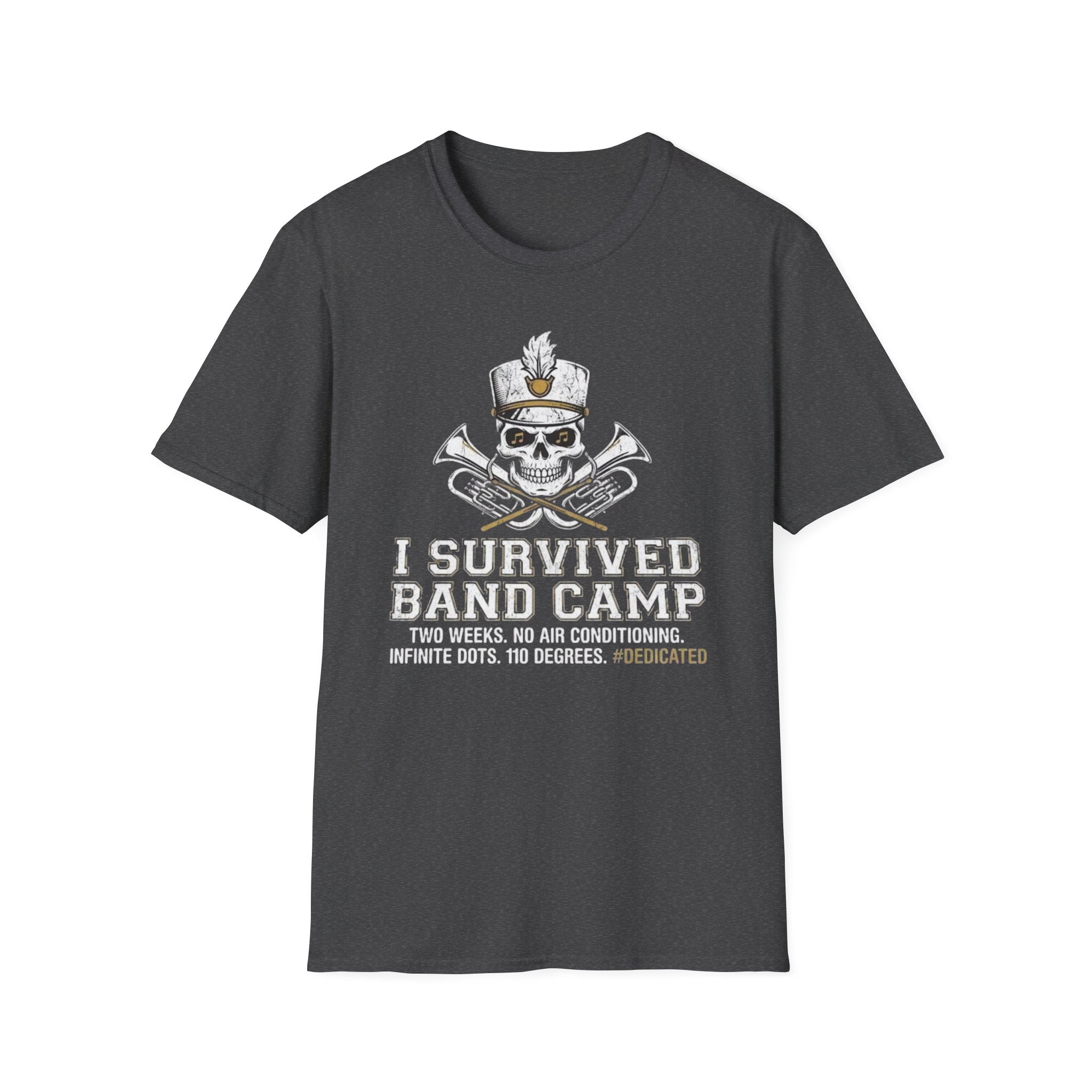 Skeleton I Survived Band Camp T-shirt