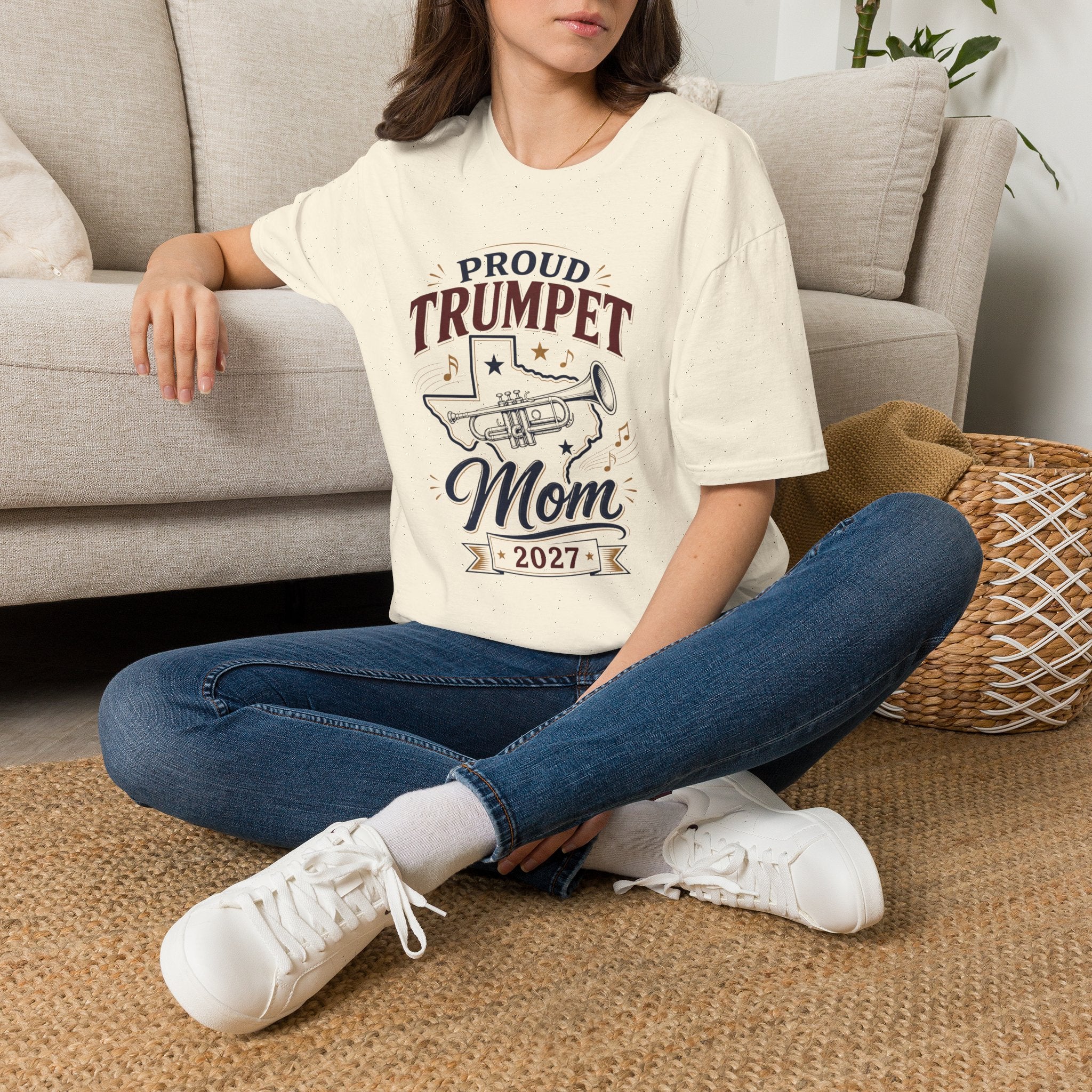 Proud Trumpet Mom 2027 T-shirt
