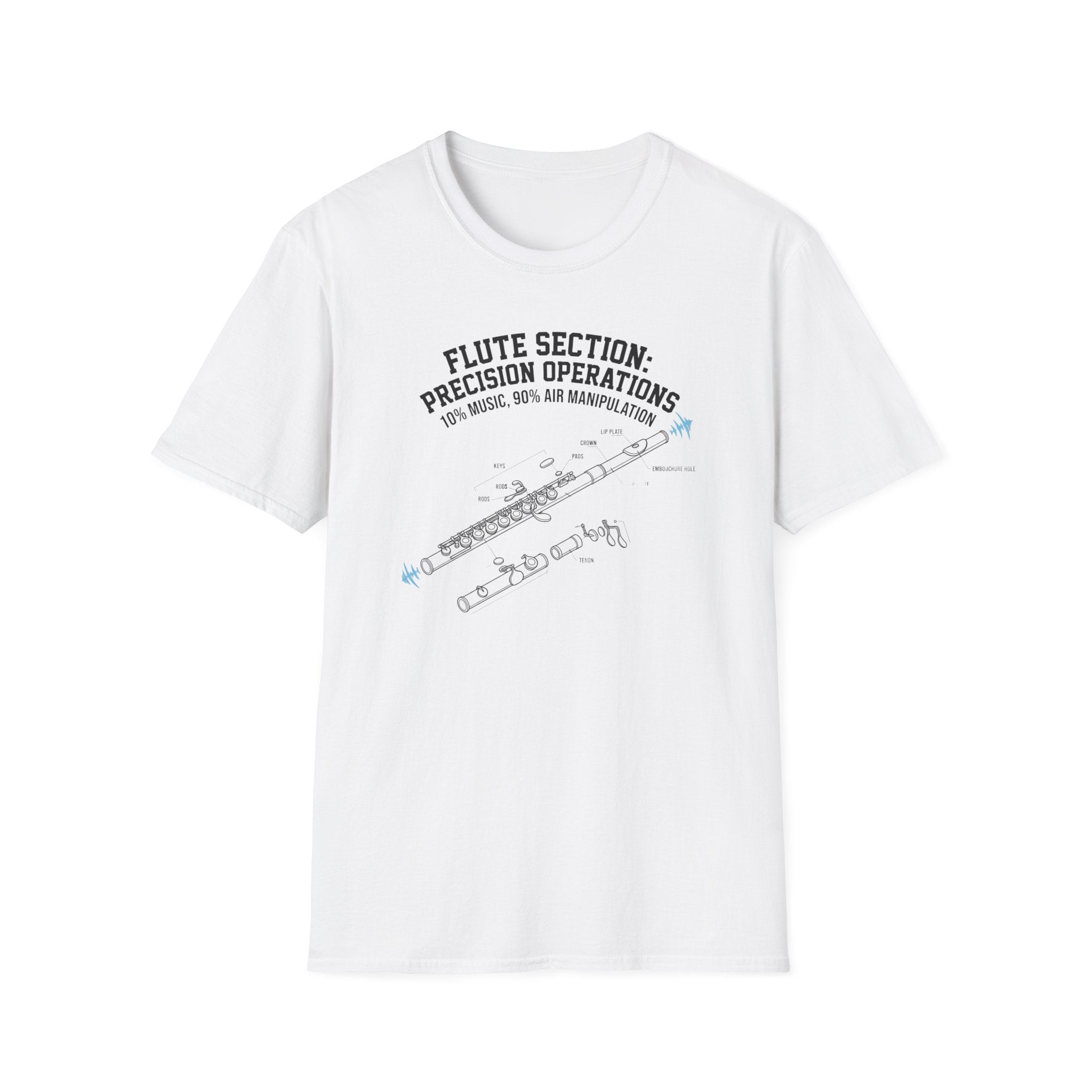 Flute Section Precision Operations T-shirt