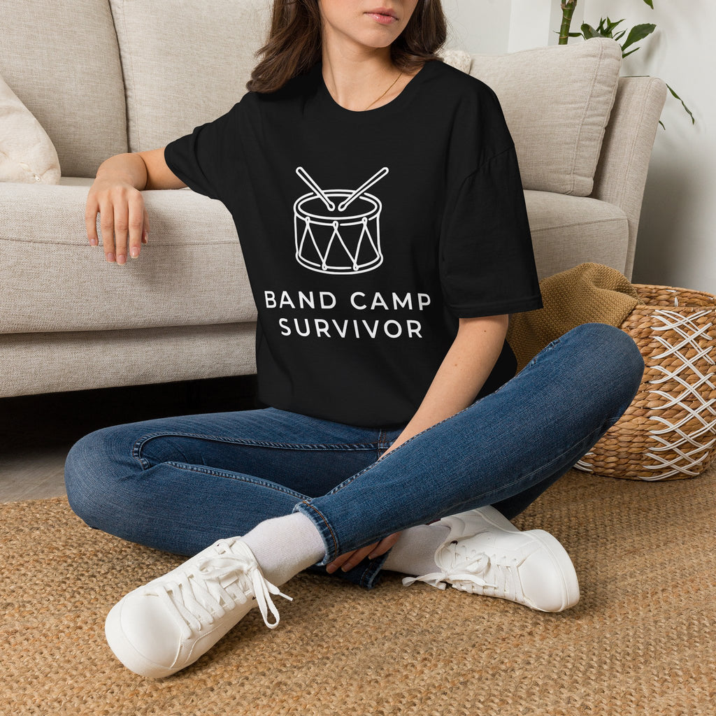 Band Camp Survivor Snare Drum T-shirt