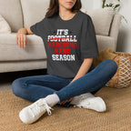 Its Football Marching Band Season Red Text T-shirt