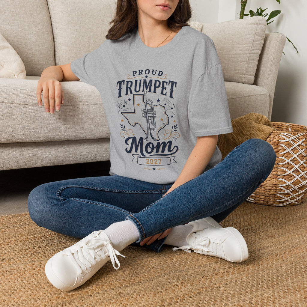 Proud Trumpet TX Mom 2027 T-shirt