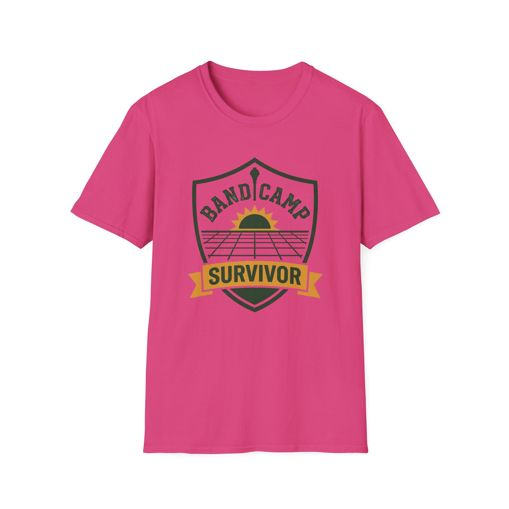 Band Camp Survivor Sunshine Badge T-shirt