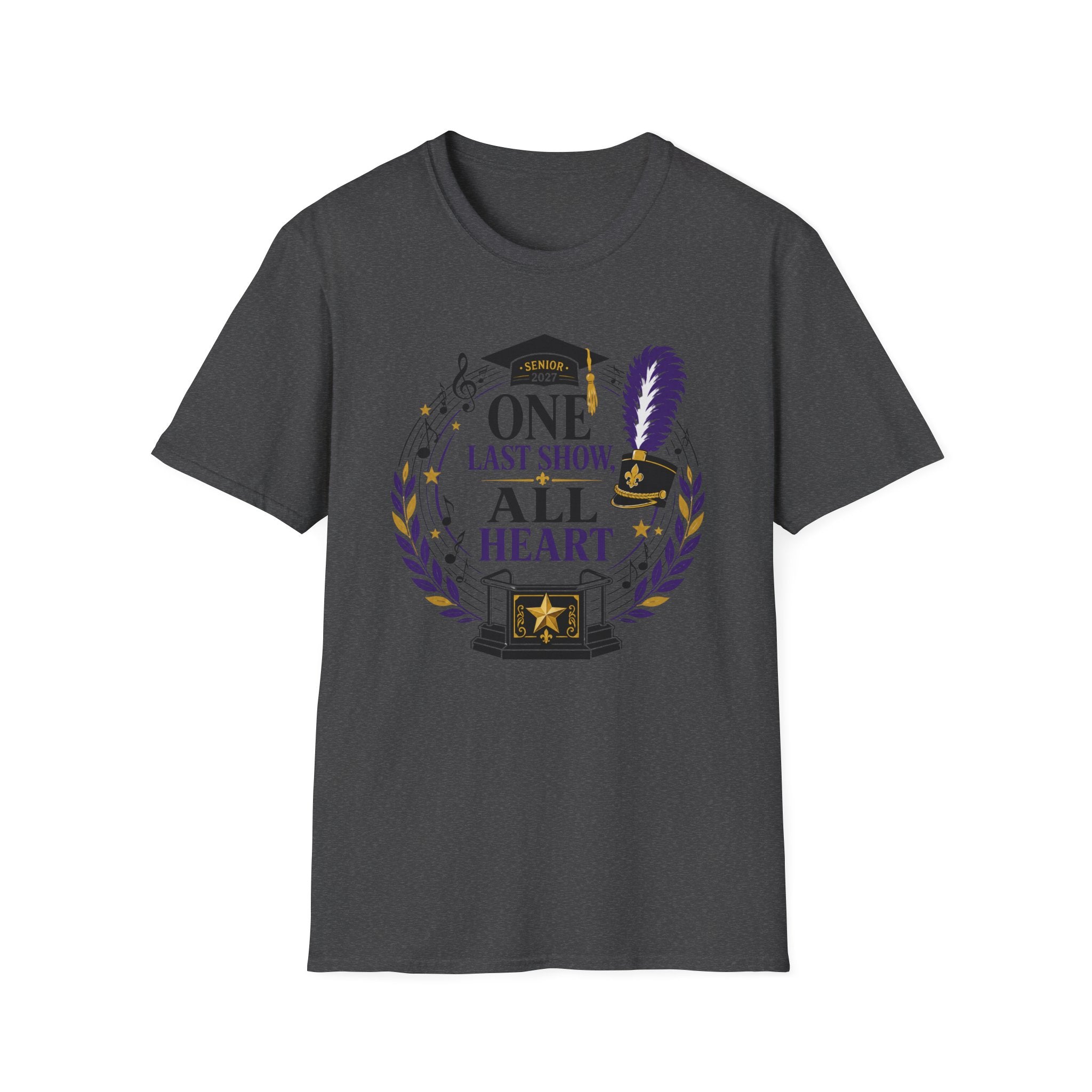 Senior 2027 One Last Show All Heart T-shirt