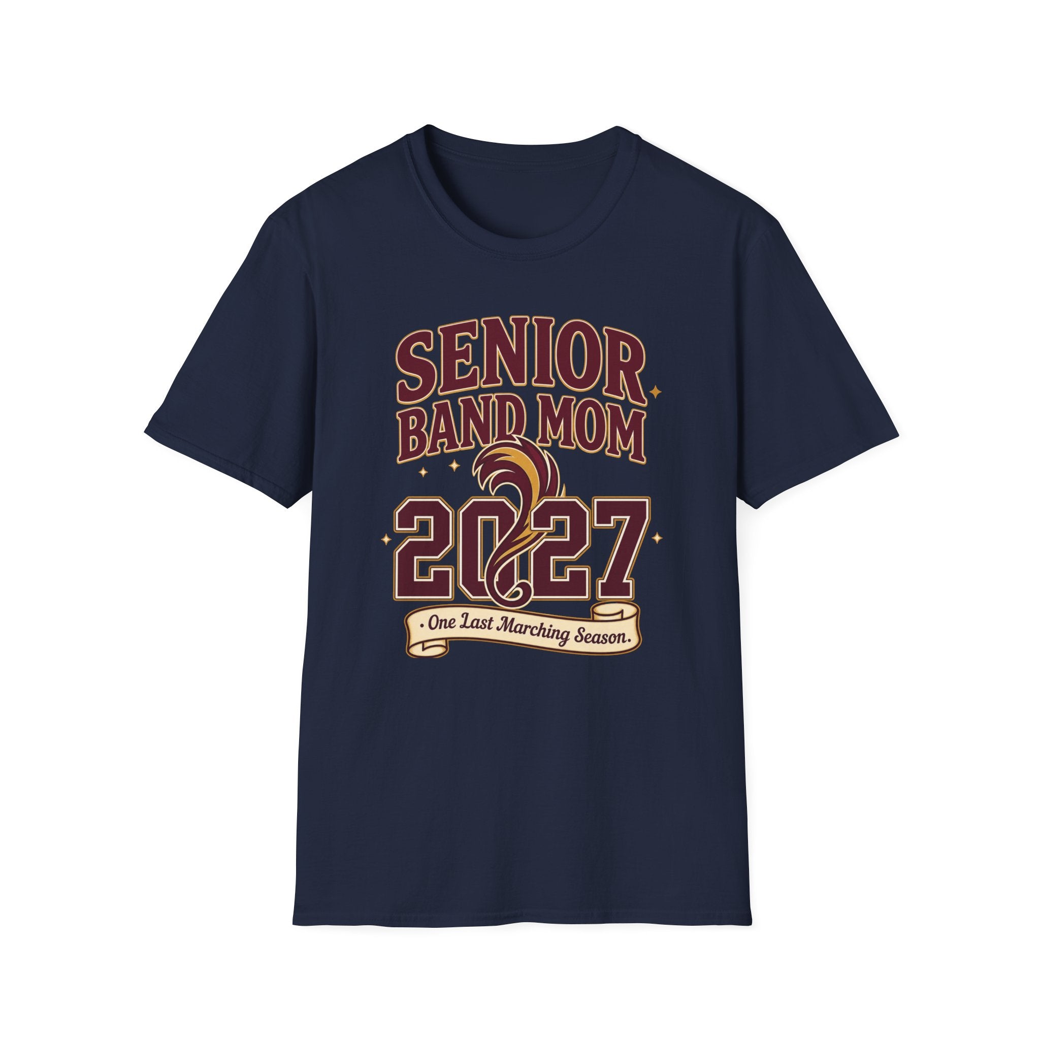 Senior Band Mom 2027 One Last Marching Season T-shirt