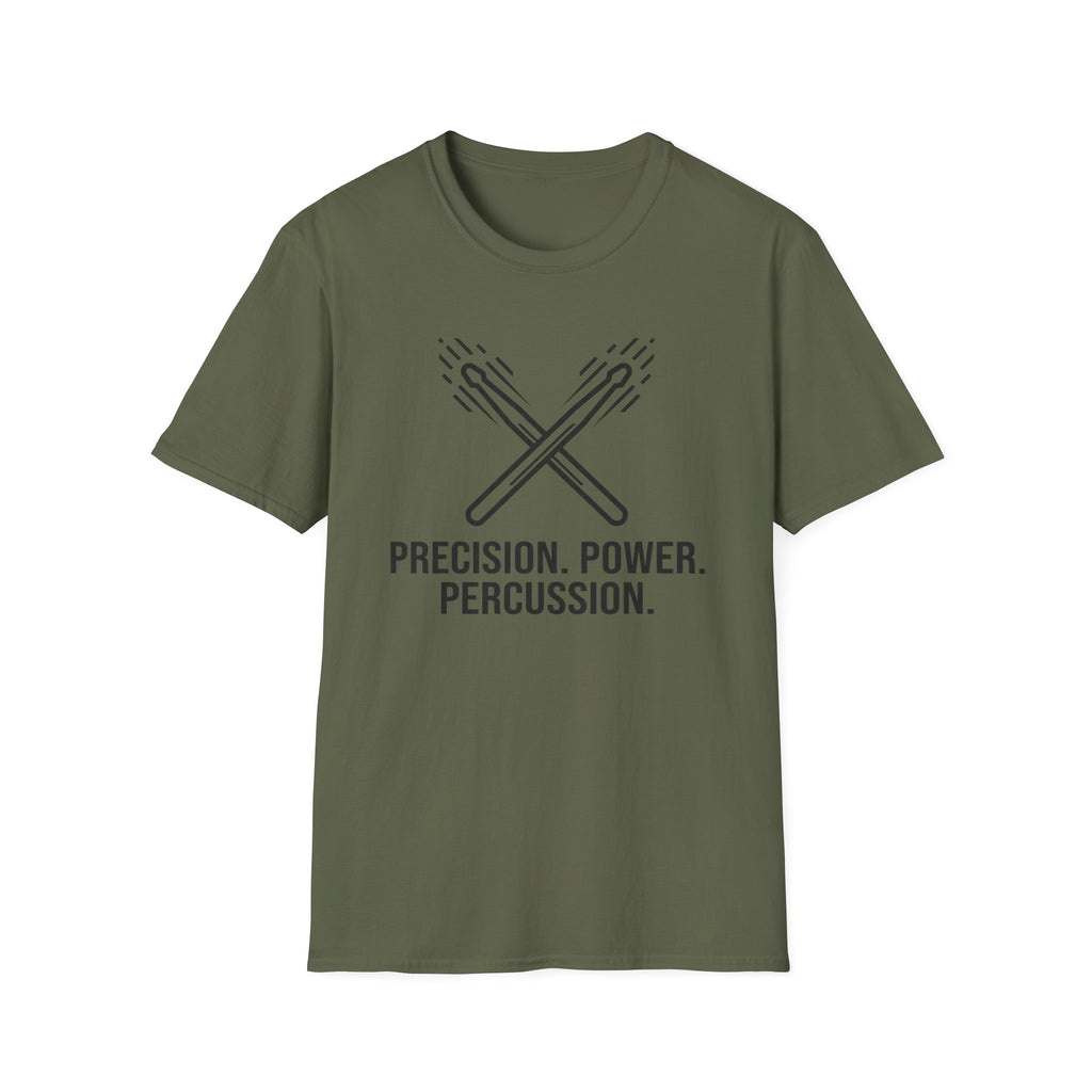 Precision Power Percussion Crossed Drumstick T-shirt