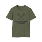 Precision Power Percussion Crossed Drumstick T-shirt