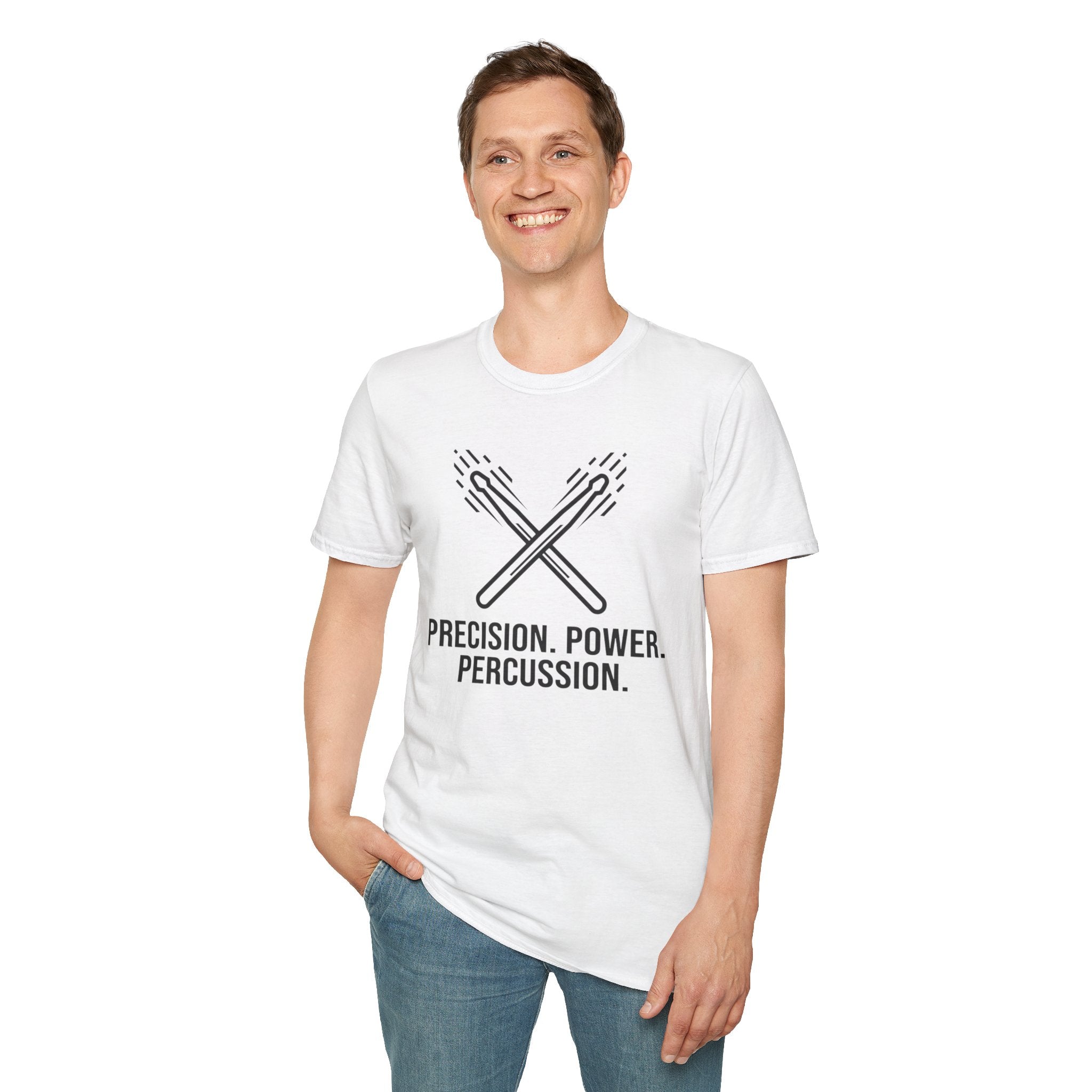 Precision Power Percussion Crossed Drumstick T-shirt