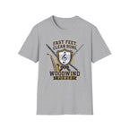 Woodwind Instrument T-Shirt — "Fast Feet, Clean Runs" Band Music Tee