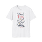 Proud Flute Mom Pink Texas T-shirt