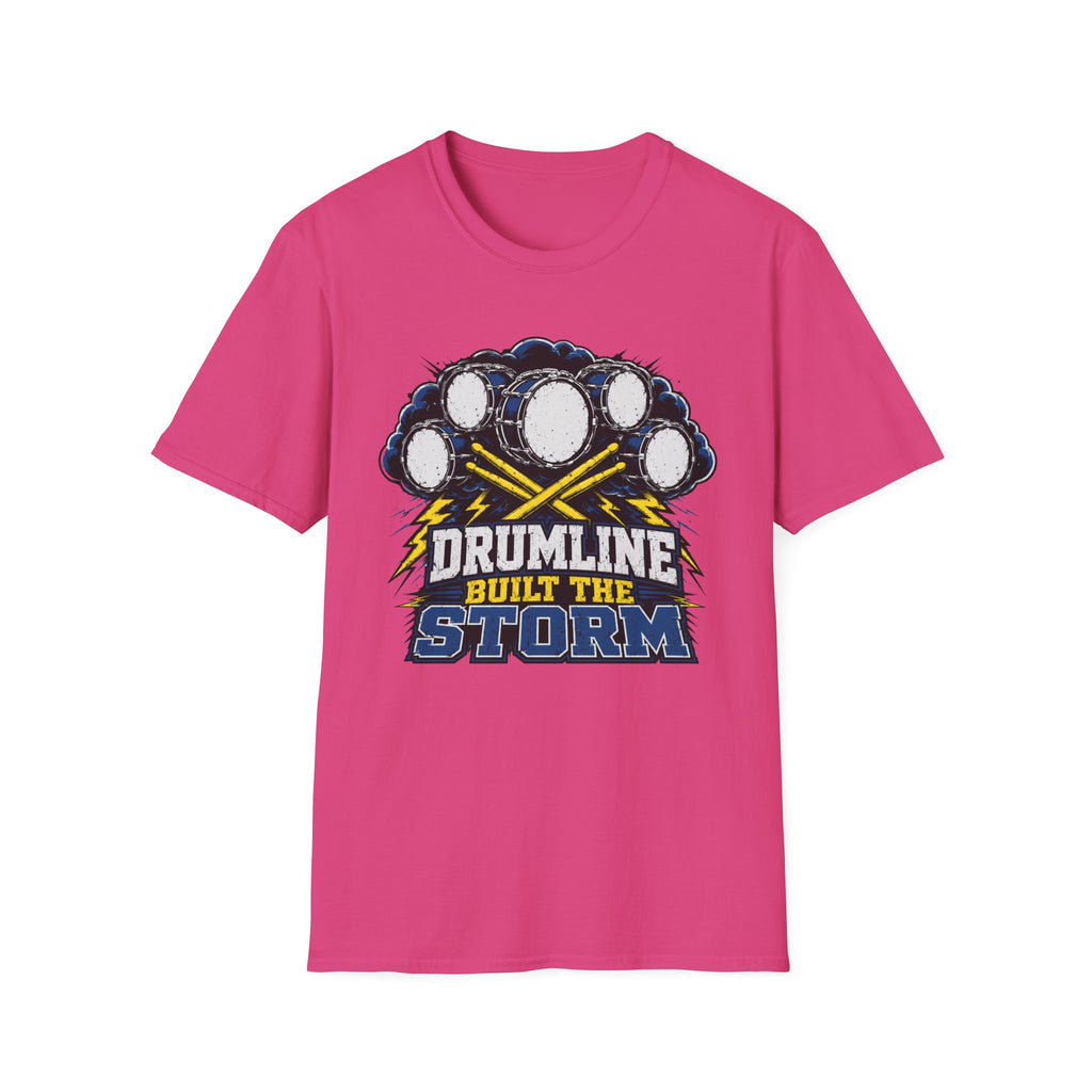 Drumline Built the Storm T-Shirt — Drum Corps Marching Band Tee