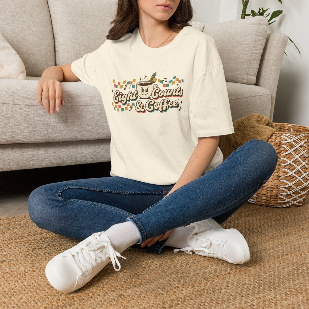 8 Counts and Coffee Retro T-shirt