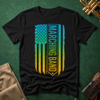 Marching Band American Flag T-shirt