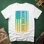 Marching Band American Flag T-shirt