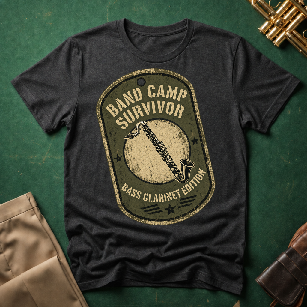 Band Camp Survivor Bass Clarinet Green Patch Edition