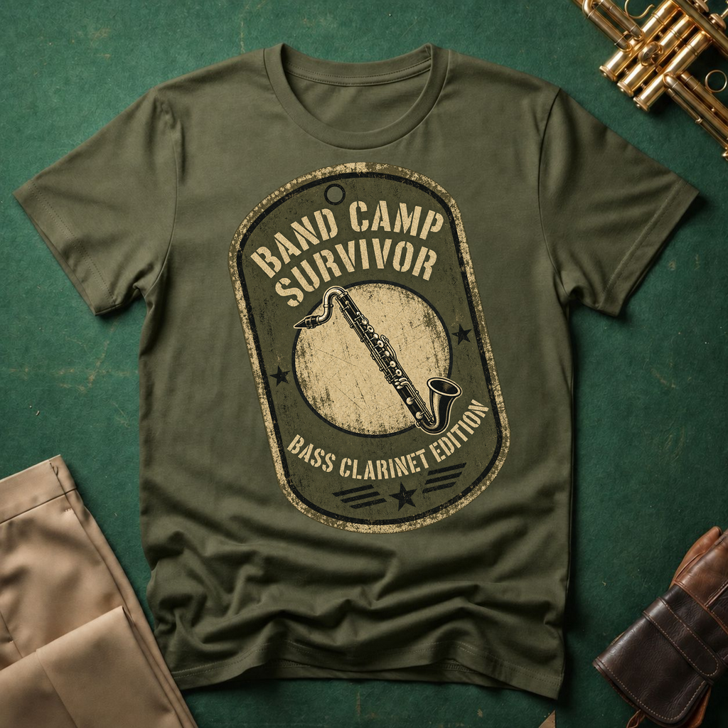 Band Camp Survivor Bass Clarinet Green Patch Edition
