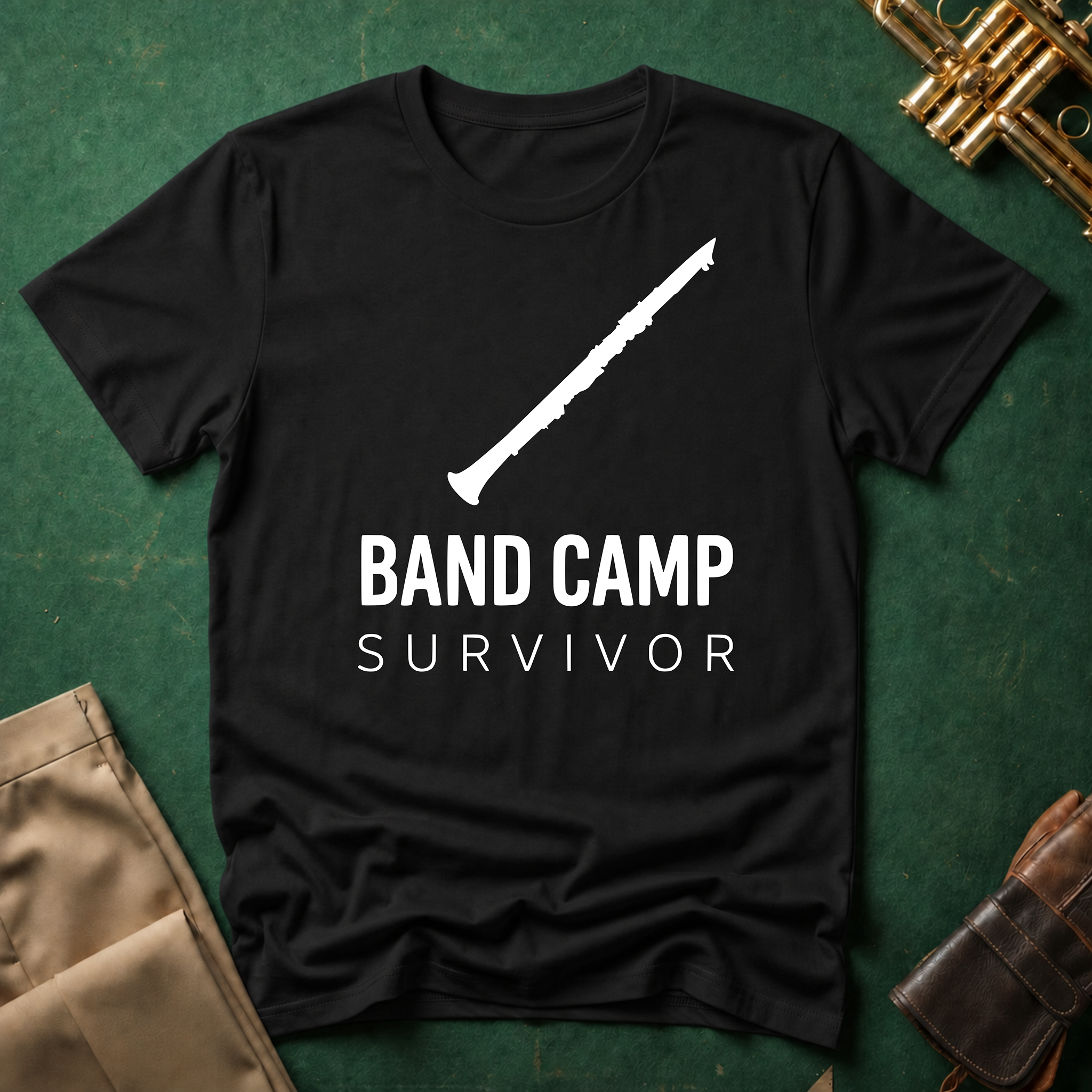 Band Camp Survivor Clarinet T-shirt
