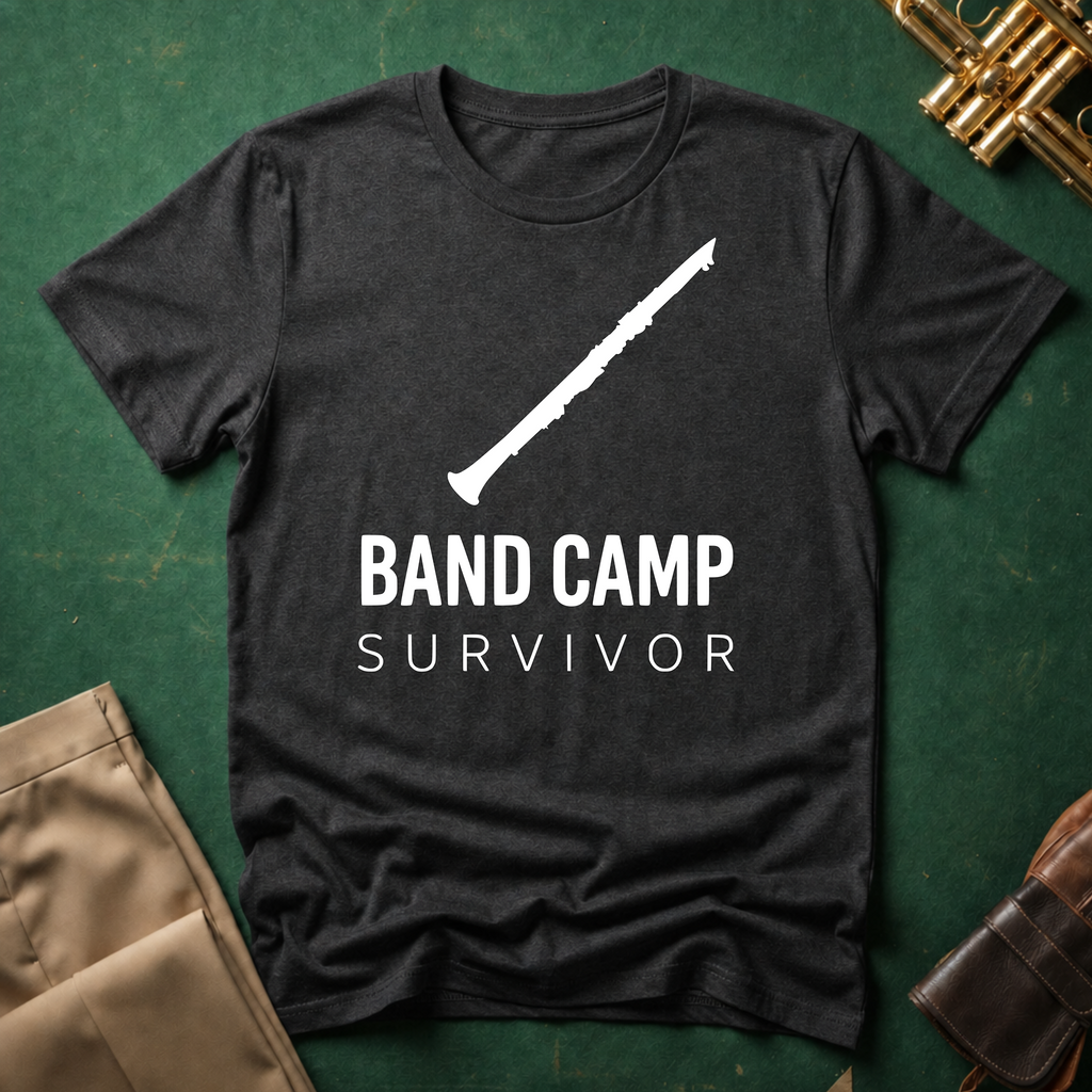 Band Camp Survivor Clarinet T-shirt