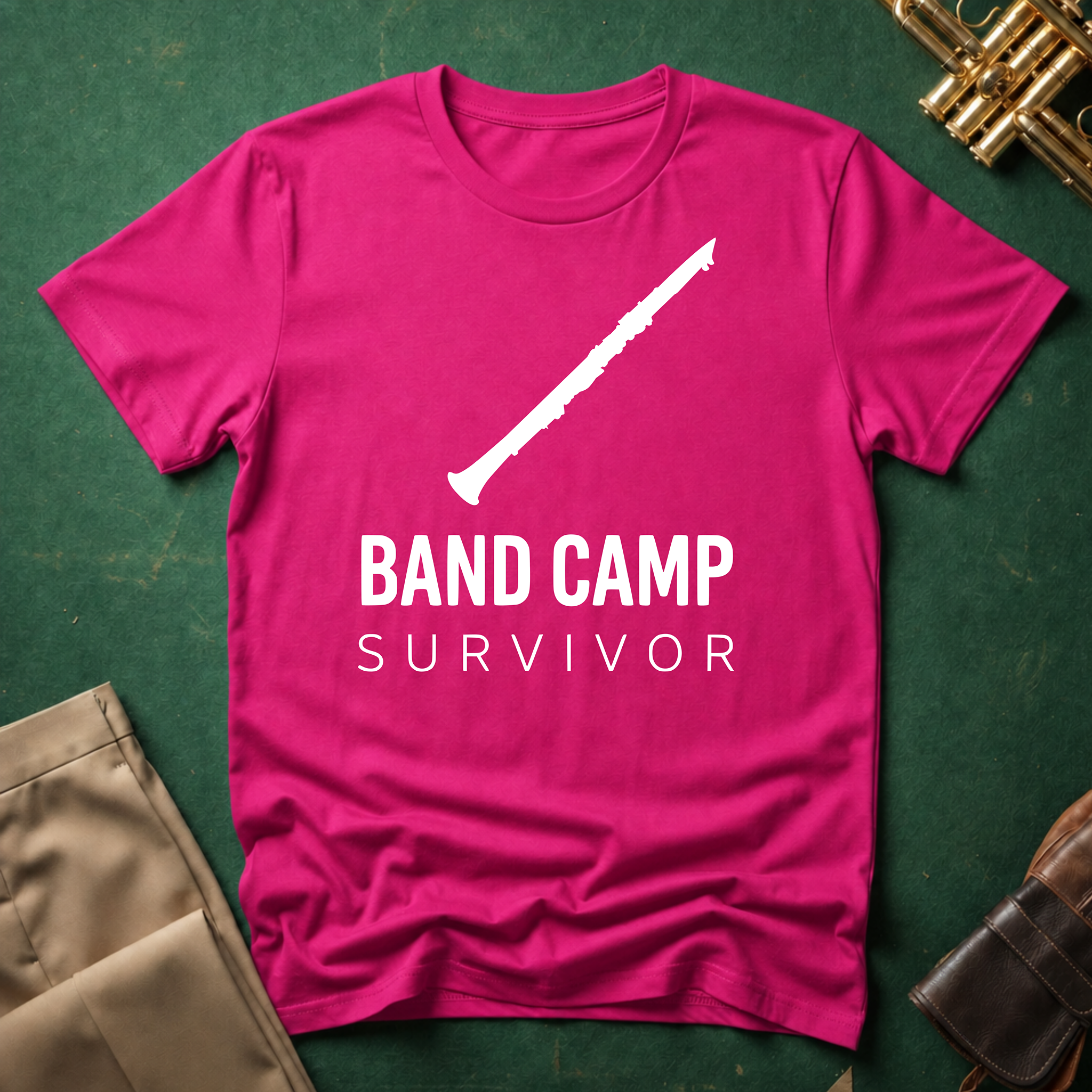 Band Camp Survivor Clarinet T-shirt