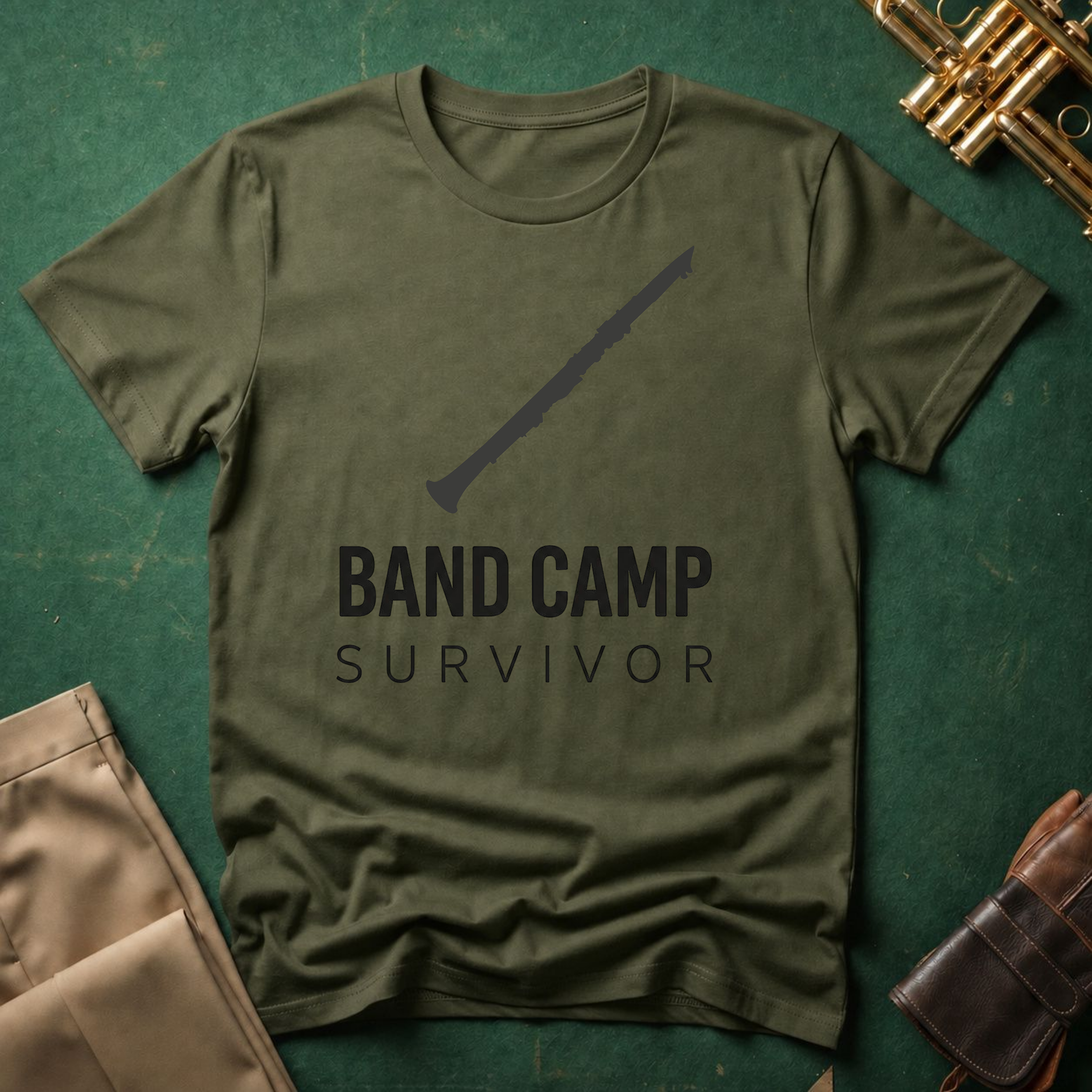 Band Camp Survivor Clarinet T-shirt