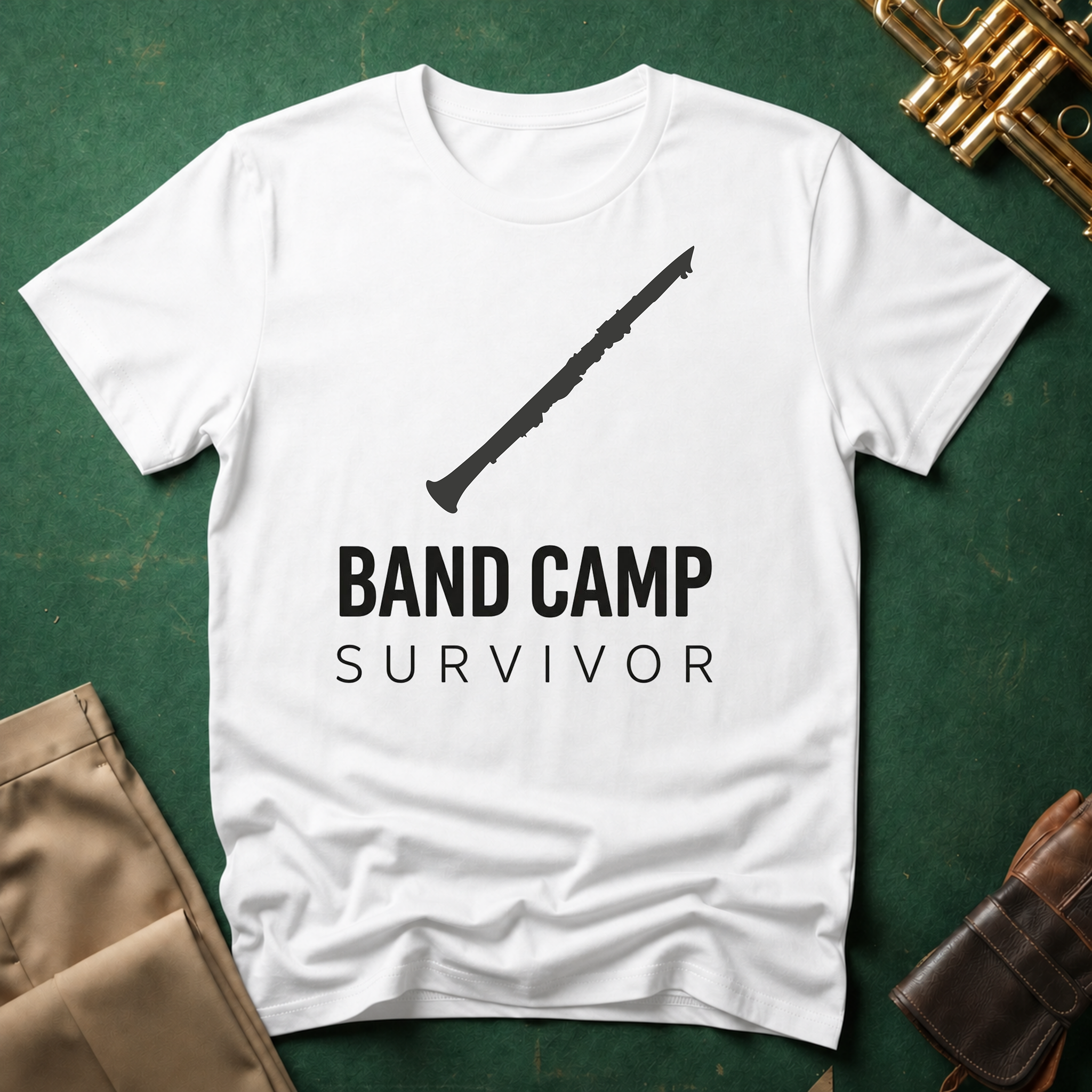 Band Camp Survivor Clarinet T-shirt