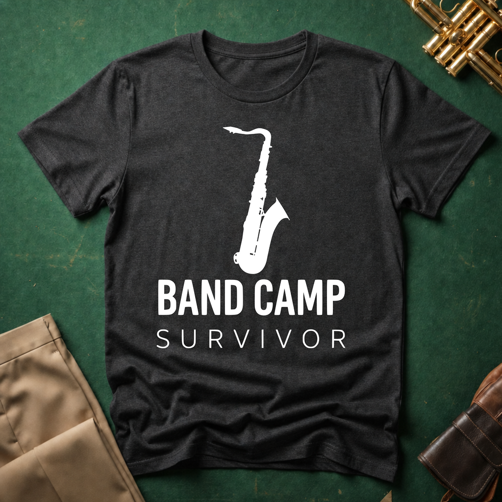 Band Camp Survivor Saxophone T-shirt