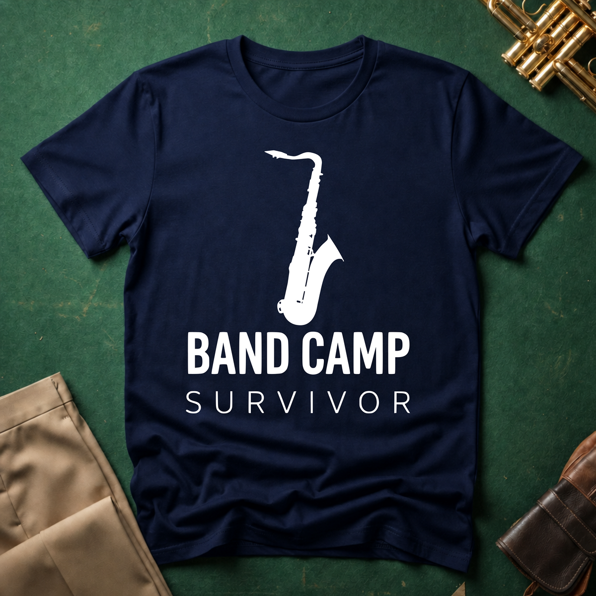 Band Camp Survivor Saxophone T-shirt