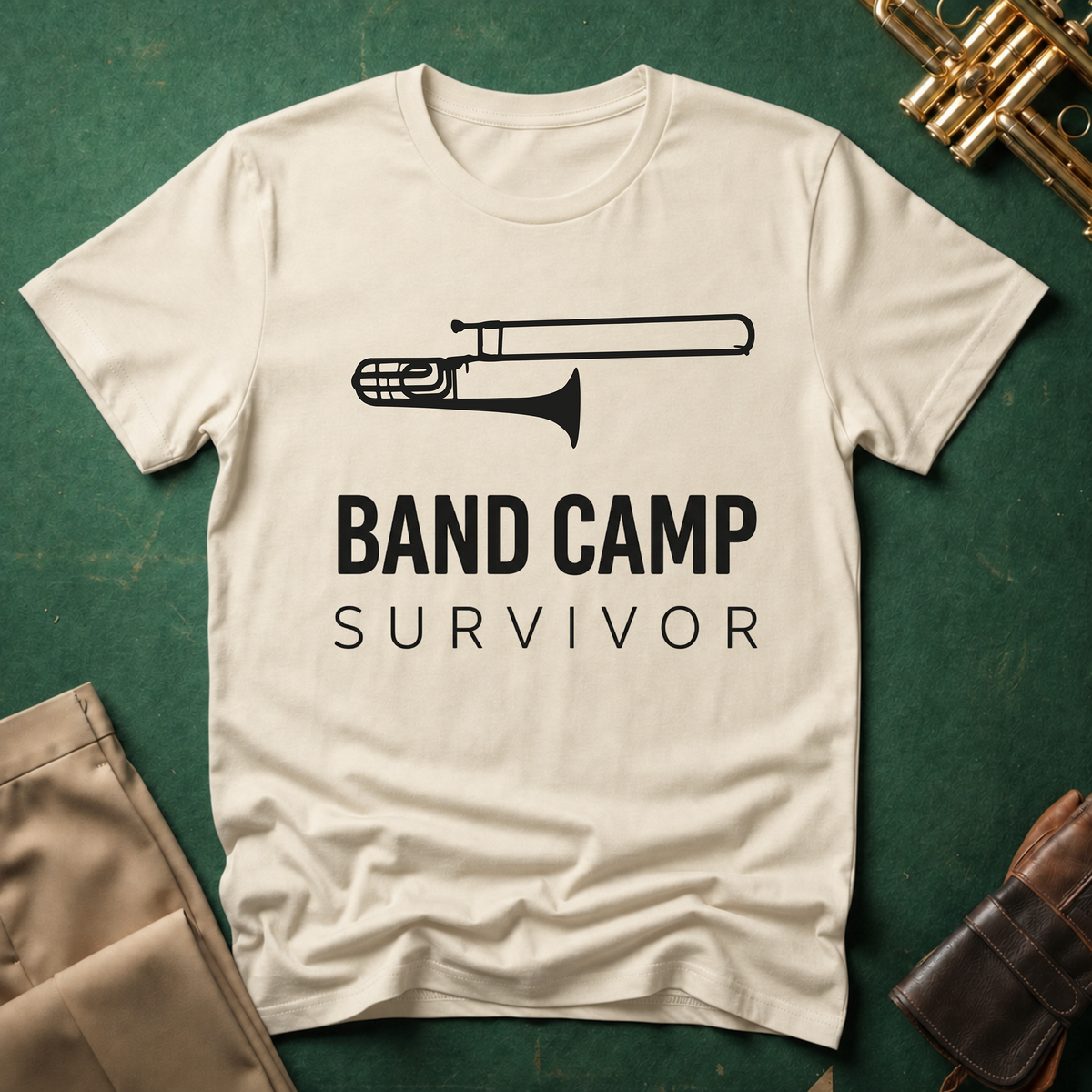 Band Camp Survivor Trombone T-shirt
