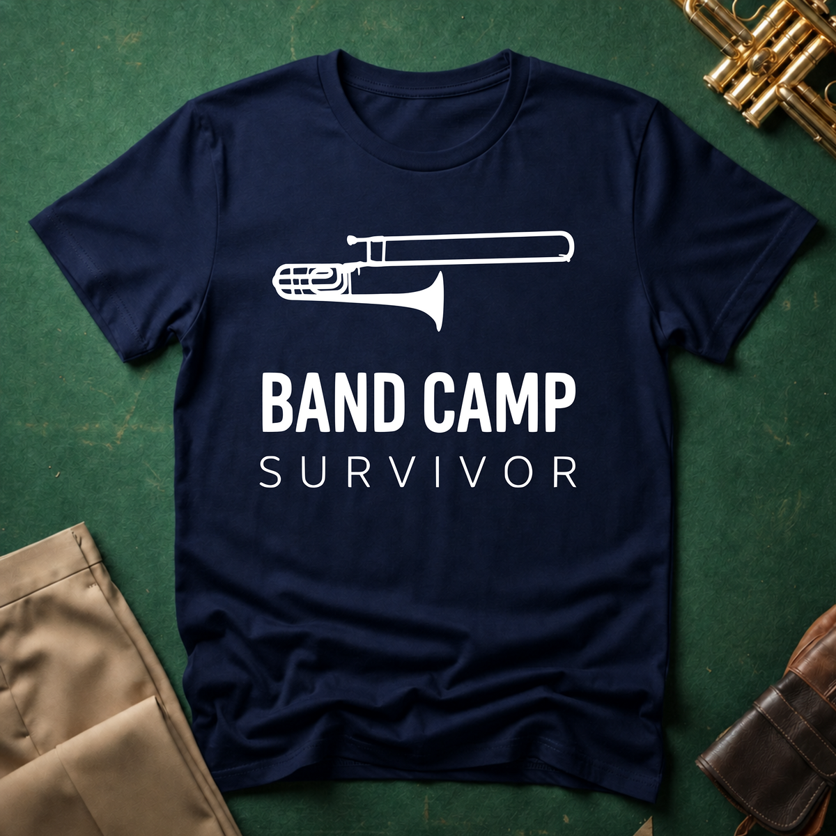 Band Camp Survivor Trombone T-shirt