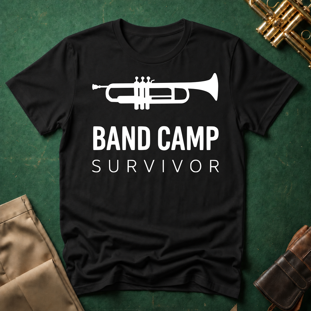 Band Camp Survivor Trumpet T-shirt