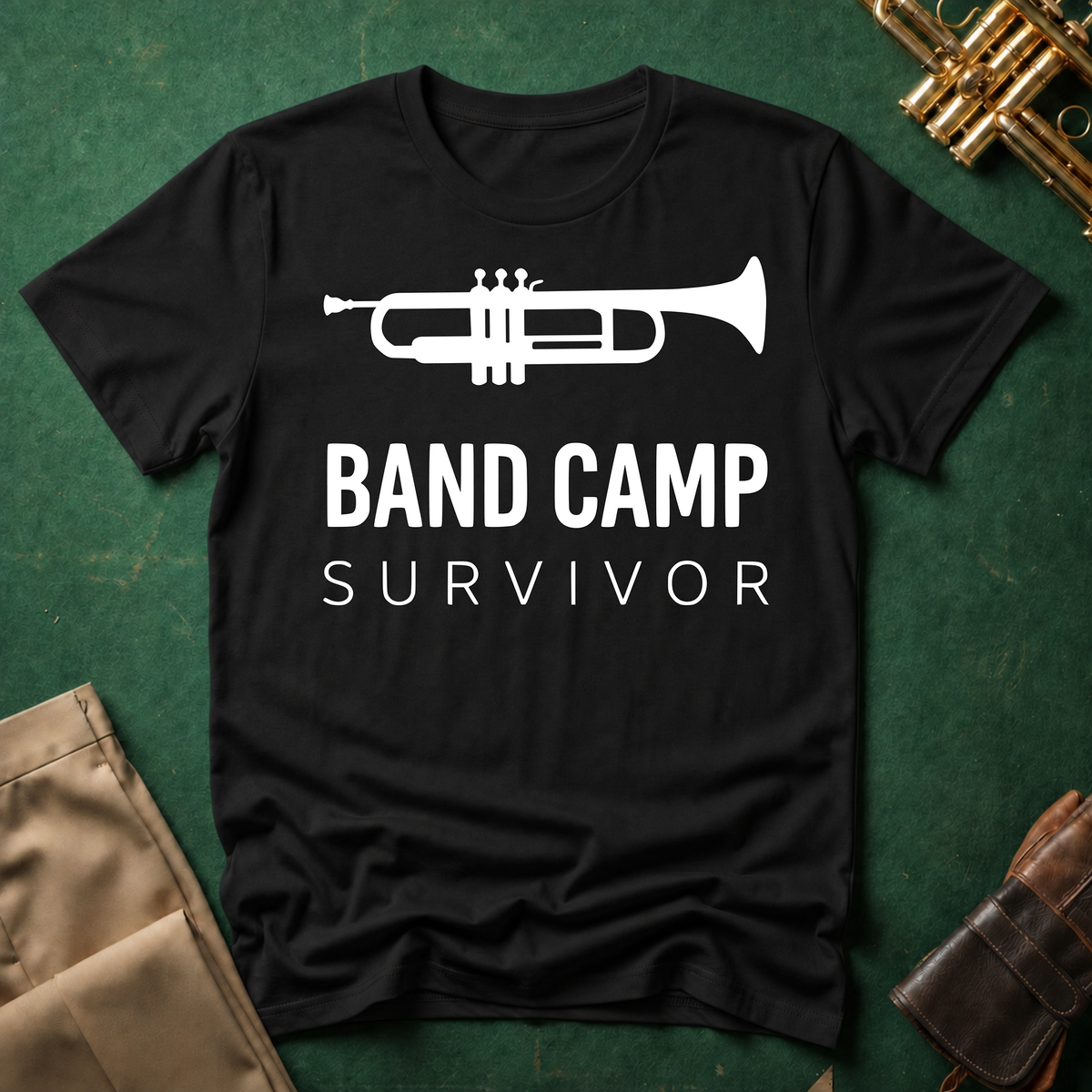 Band Camp Survivor Trumpet T-shirt