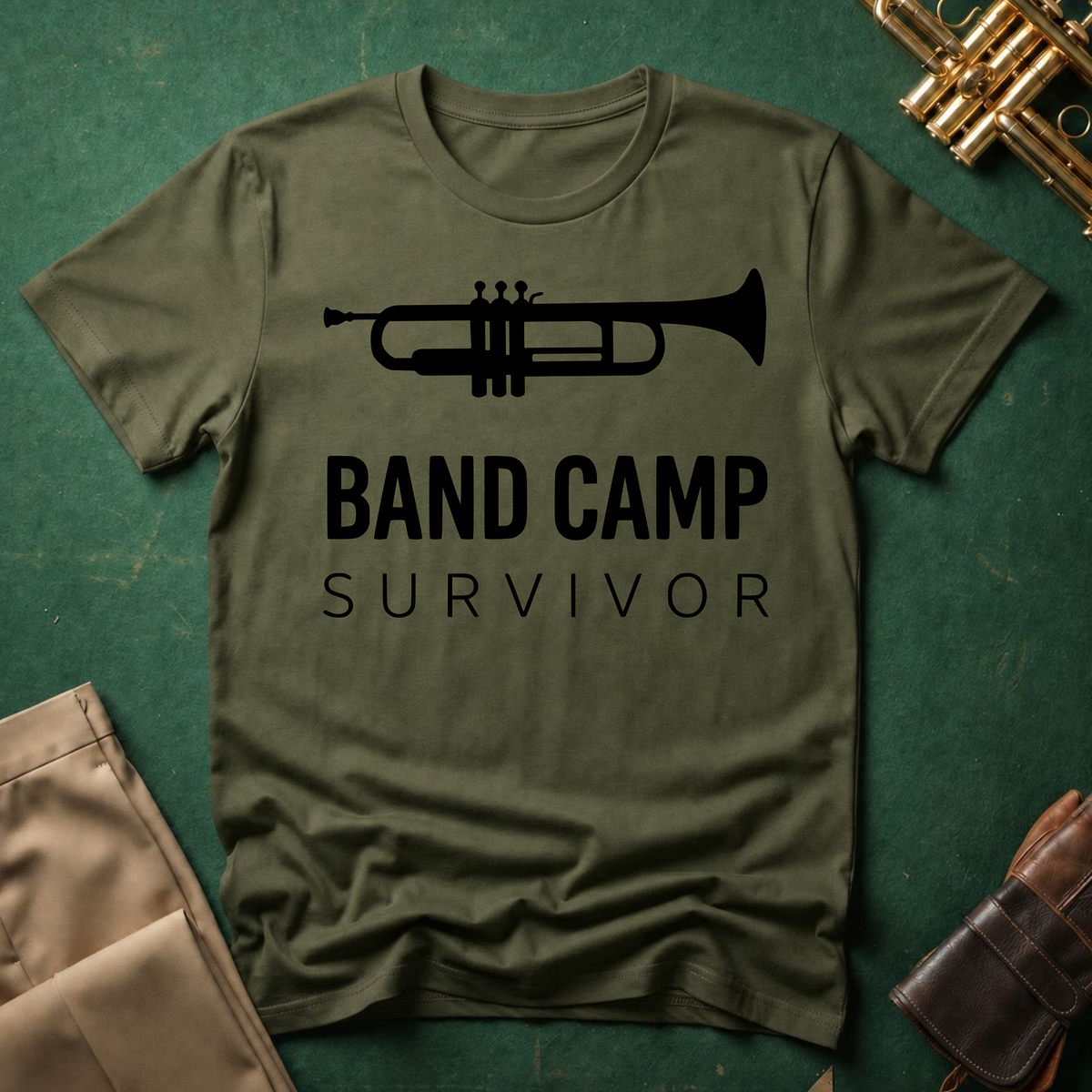 Band Camp Survivor Trumpet T-shirt