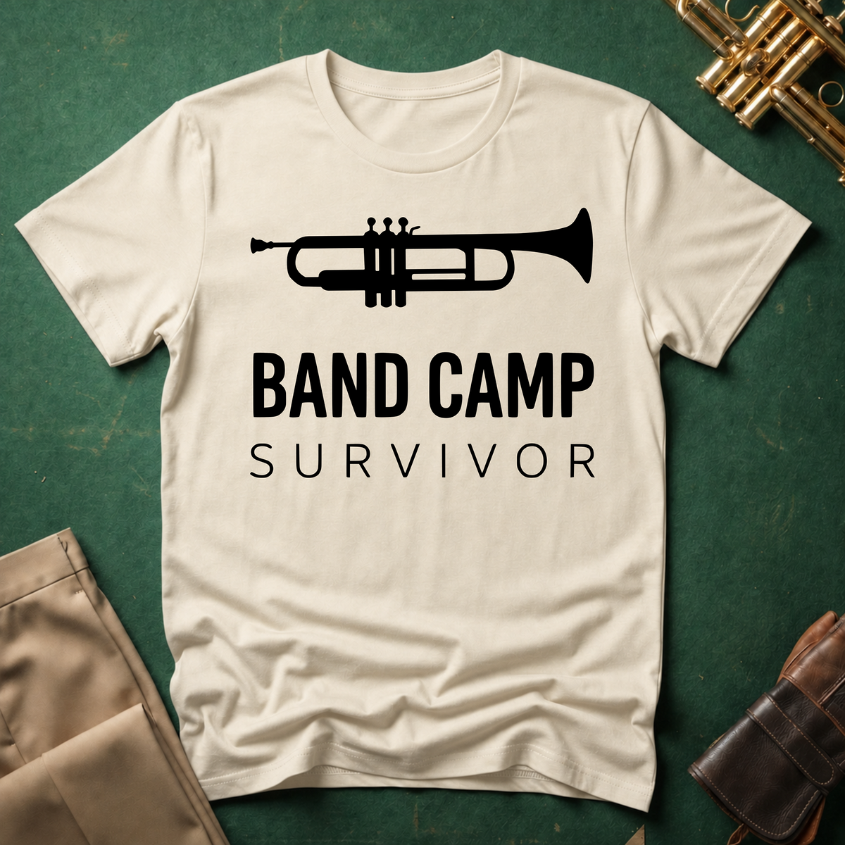 Band Camp Survivor Trumpet T-shirt