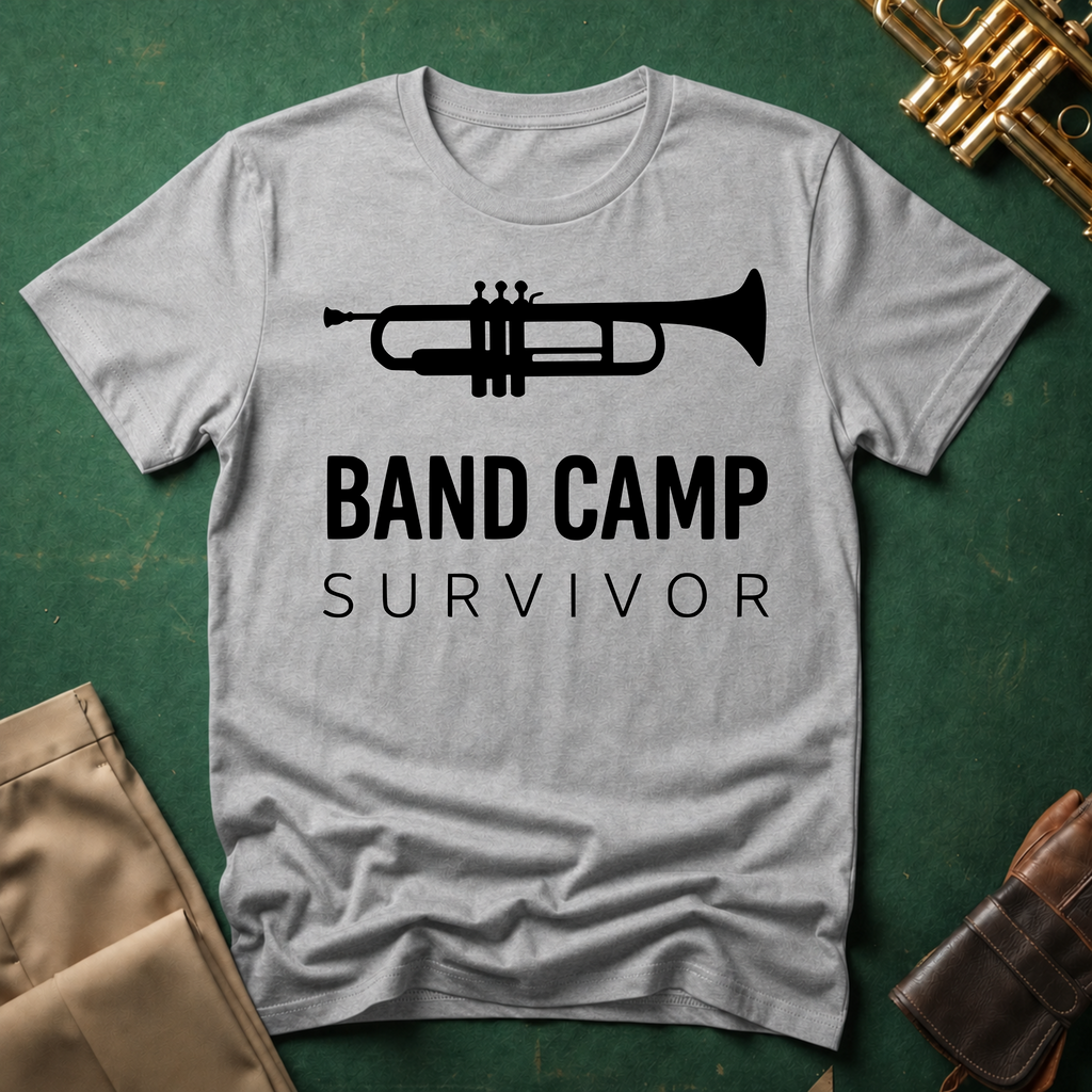 Band Camp Survivor Trumpet T-shirt