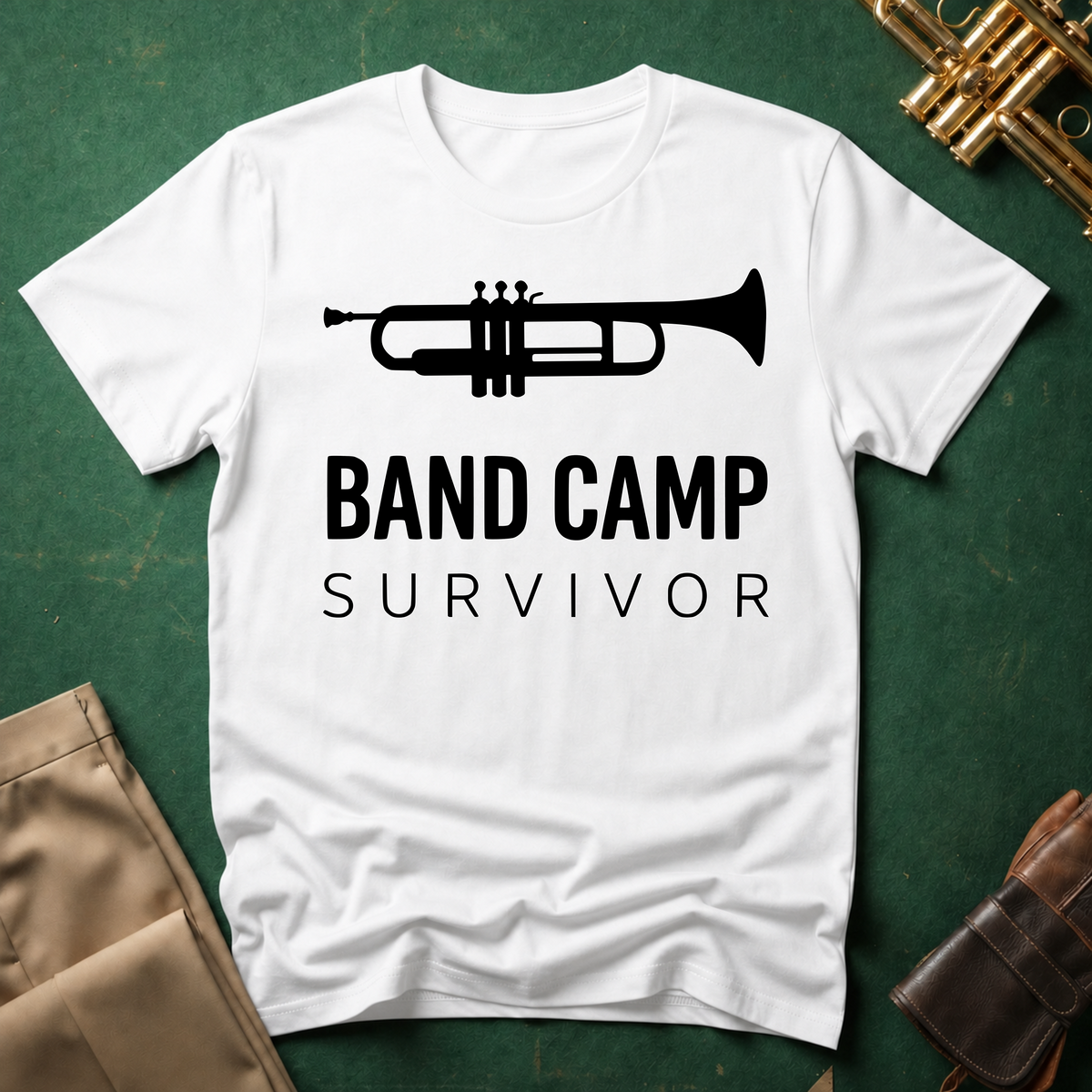 Band Camp Survivor Trumpet T-shirt