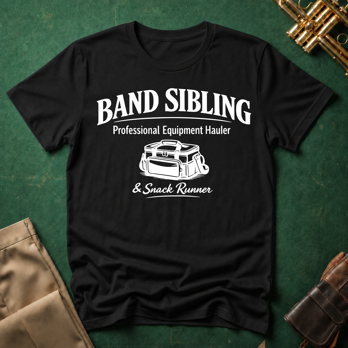 Band Sibling Professional Equipment Hauler and Snack Runner T-shirt