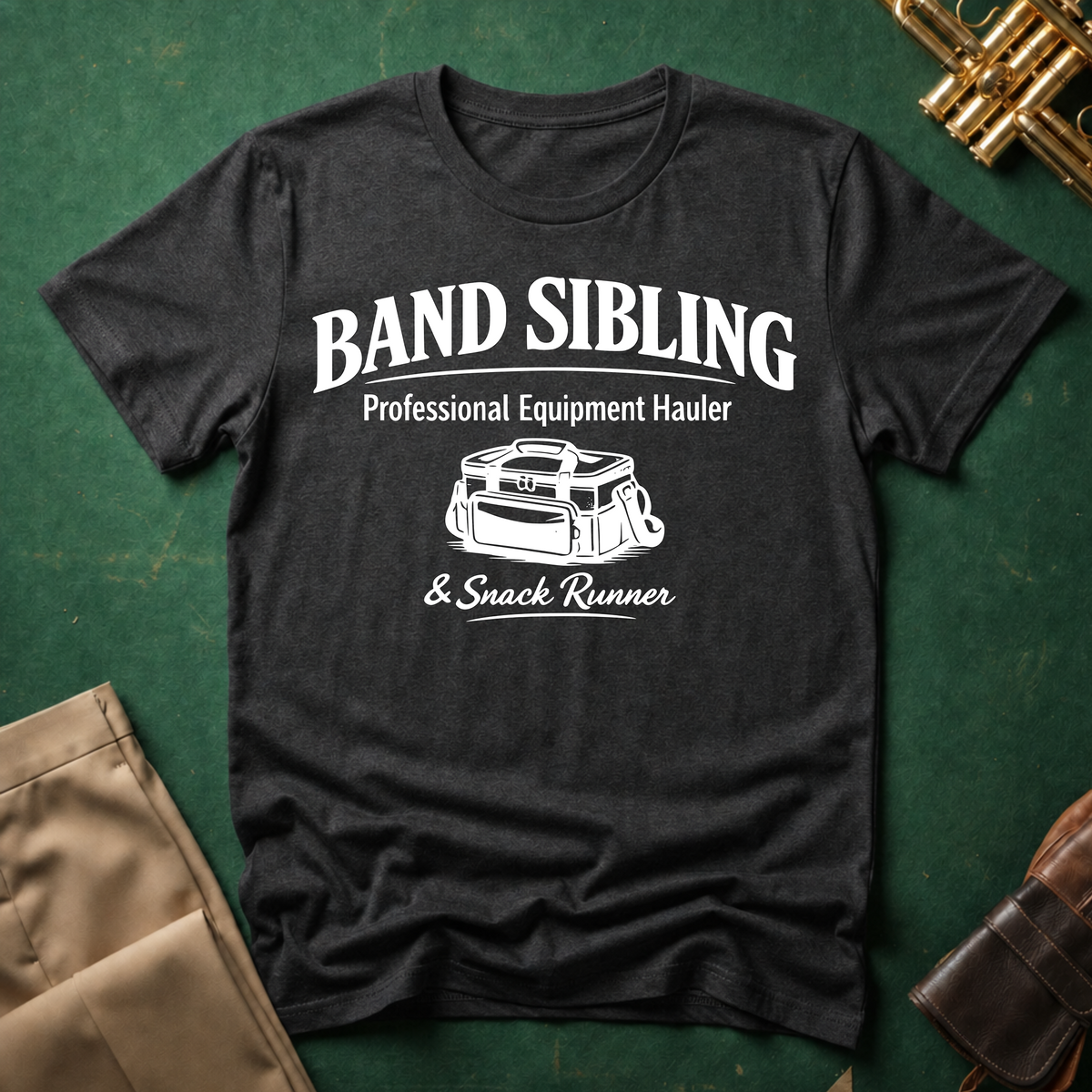 Band Sibling Professional Equipment Hauler and Snack Runner T-shirt