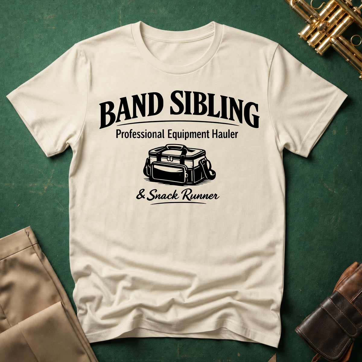Band Sibling Professional Equipment Hauler and Snack Runner T-shirt