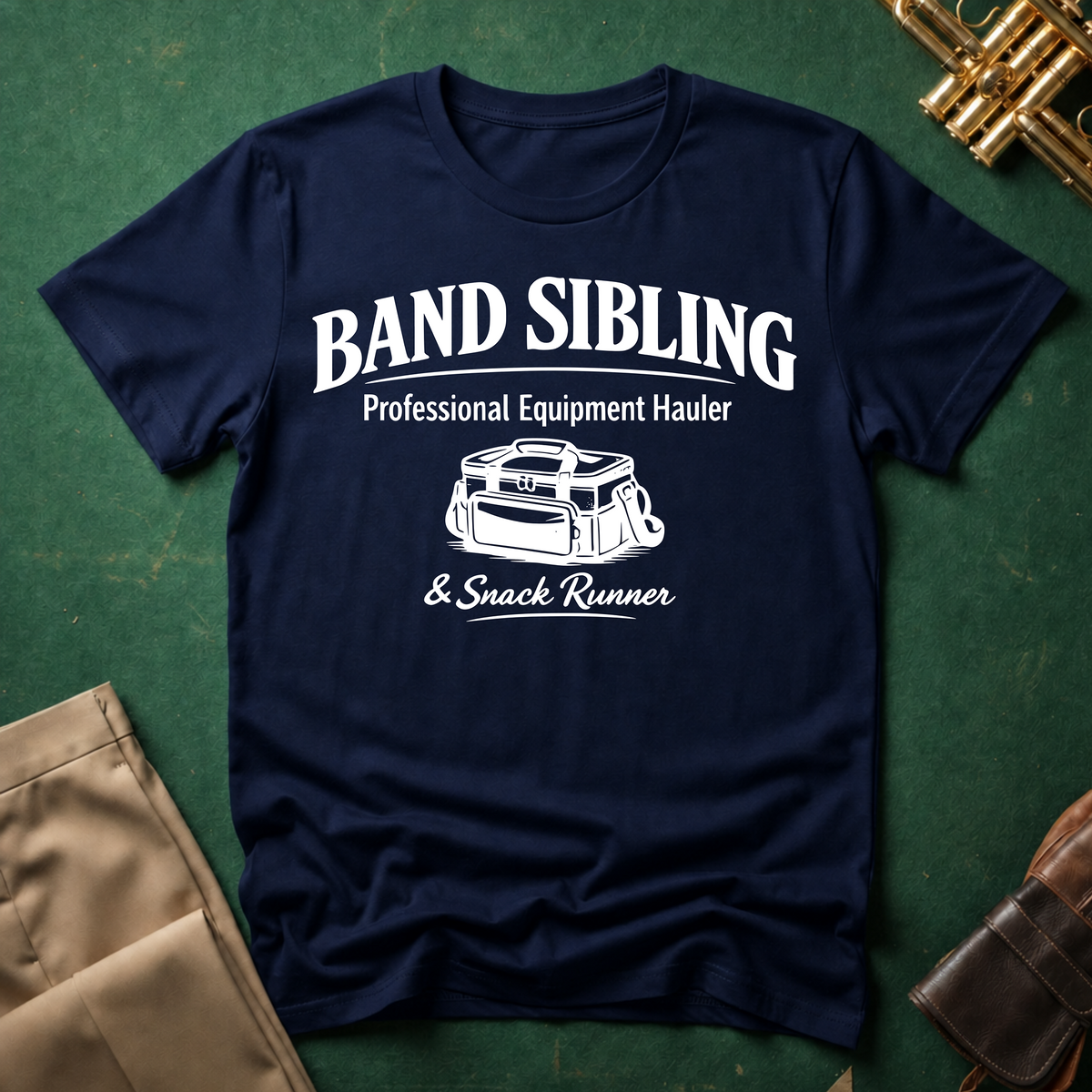 Band Sibling Professional Equipment Hauler and Snack Runner T-shirt