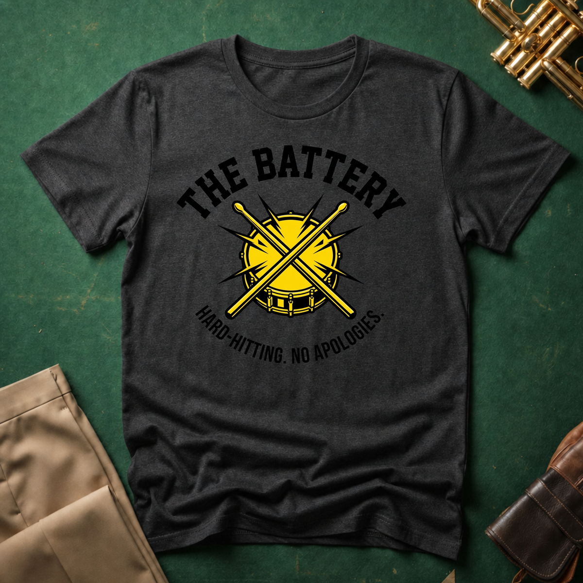 The Battery Hard Hitting No Apologies T-shirt