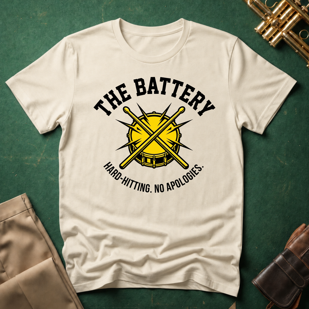 The Battery Hard Hitting No Apologies T-shirt