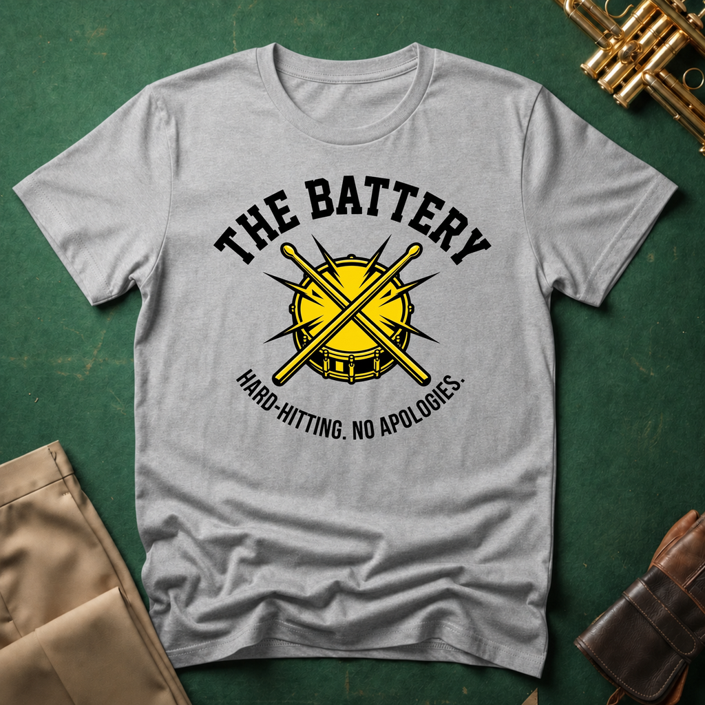 The Battery Hard Hitting No Apologies T-shirt